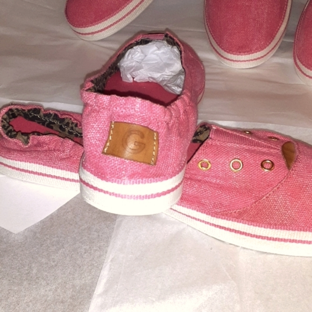 Guess Pink Womens Shoes Casual Sneakers New! 7 1/2 - Picture 6 of 13